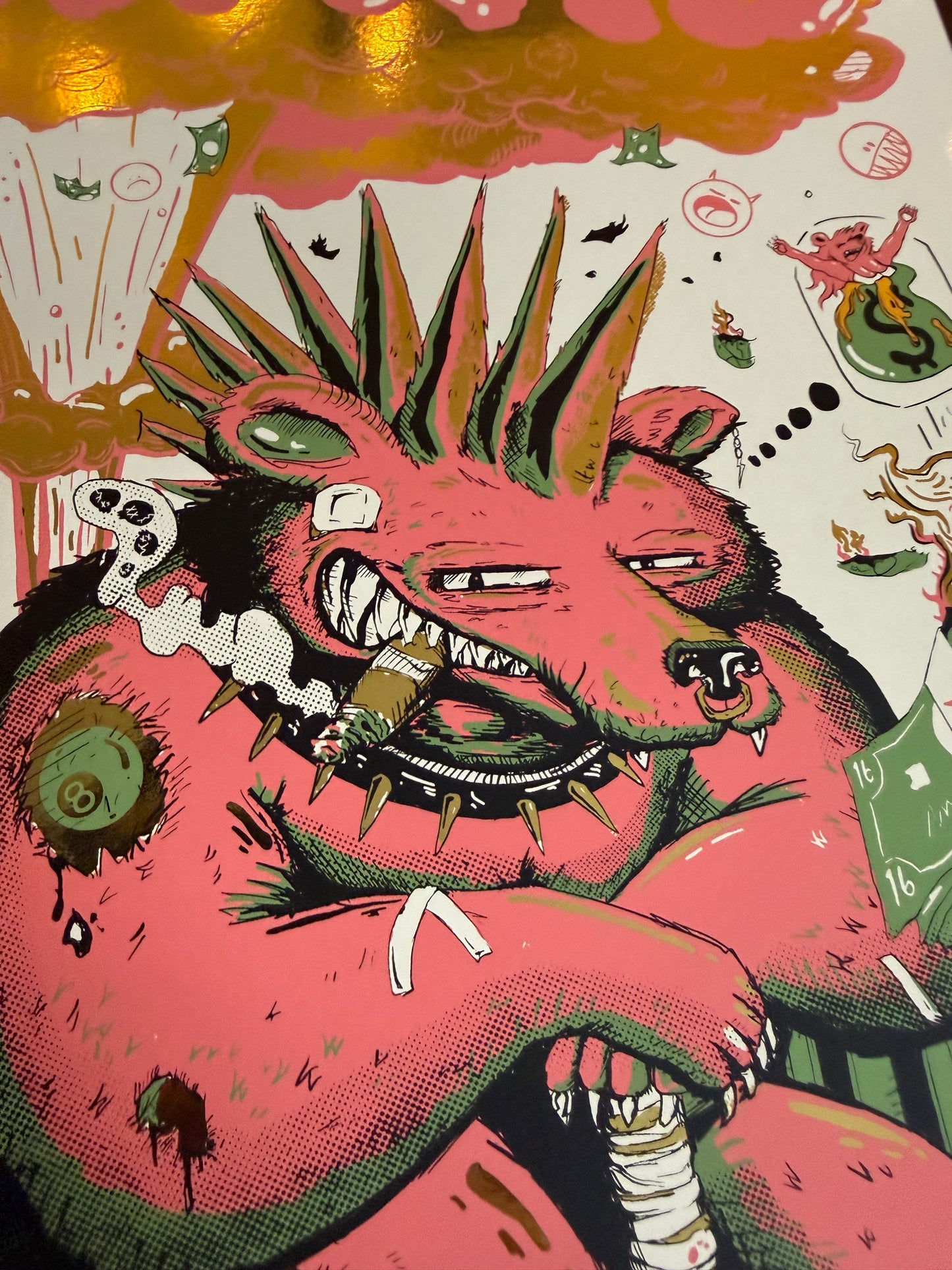 The Offspring - Bakersfield, CA - Gold Foil AP