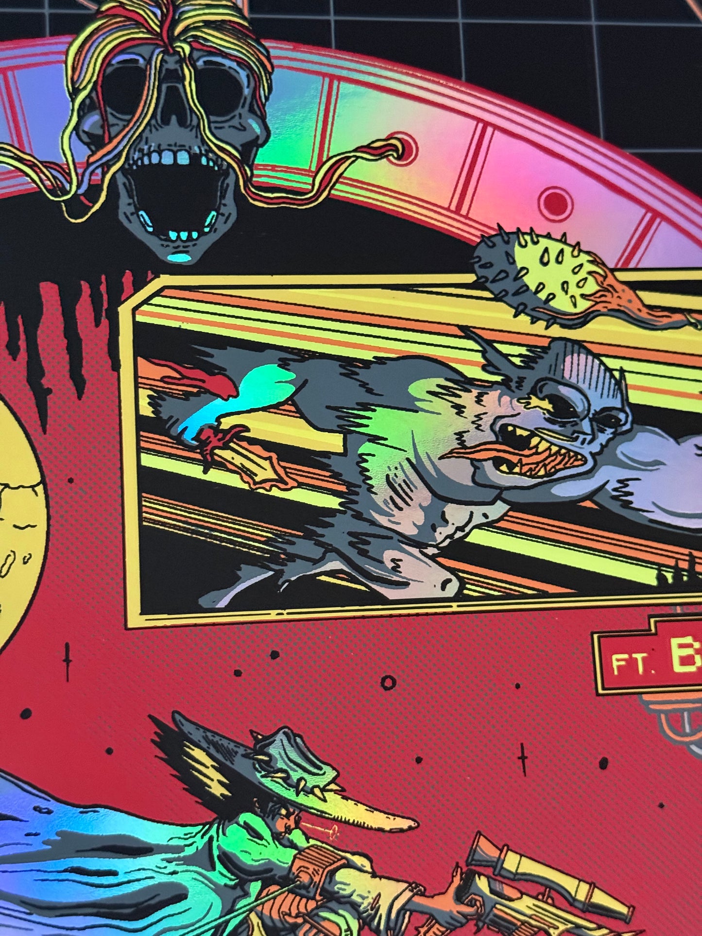 Osees - The Caverns - Foil poster