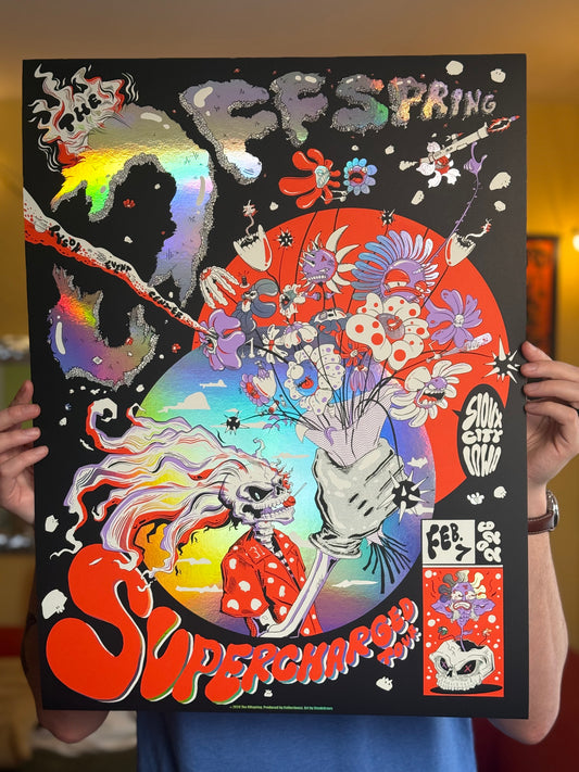 The Offspring - Sioux City, IA - Rainbow Foil